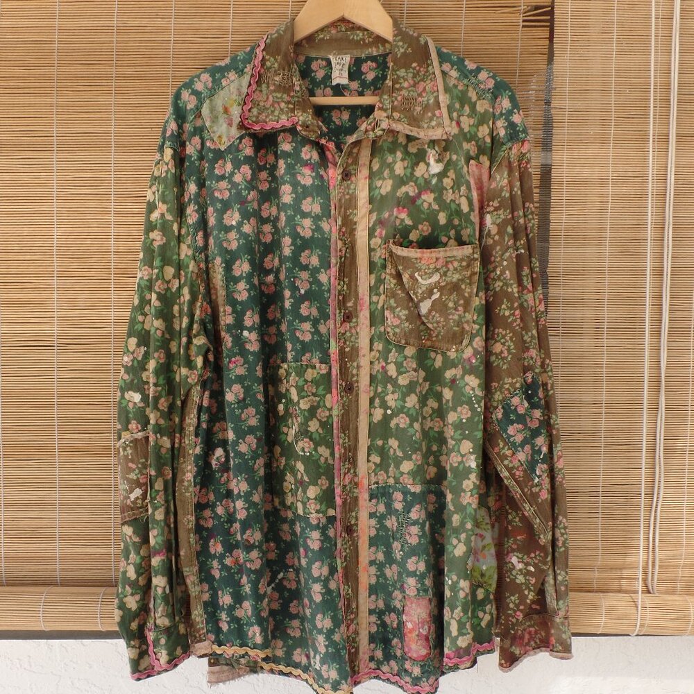 MAGNOLIA PEARL Piecewise Landes Shirt Top 1805 Agustin NWT - Picture 7 of 10